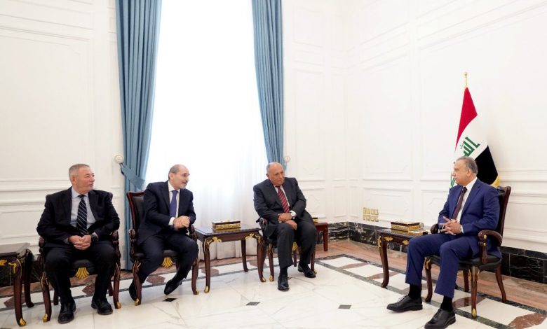 لقاء ثلاثي بين وزراء خارجية مصر والعراق والاردن